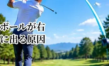 ゴルフでボールが右に出る原因｜プッシュ・スライス・振り遅れを改善