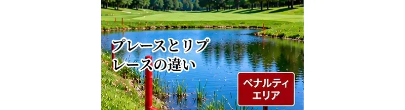 ゴルフのプレースとリプレースの違い｜ボールを置くルールを解説
