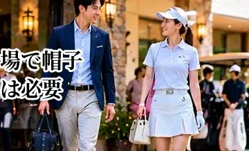 ゴルフ場で帽子は必要？着用する場面とマナーを解説