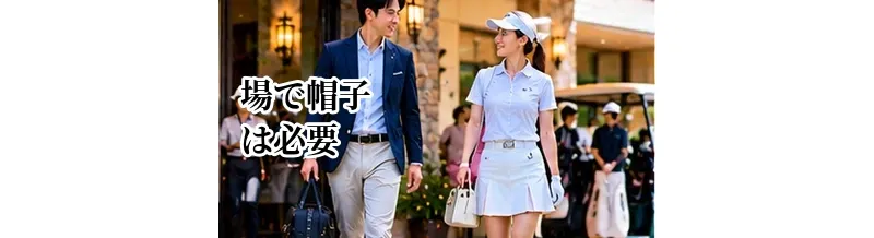 ゴルフ場で帽子は必要？着用する場面とマナーを解説
