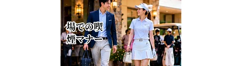 ゴルフ場での喫煙マナー｜指定場所・プレー中の注意点
