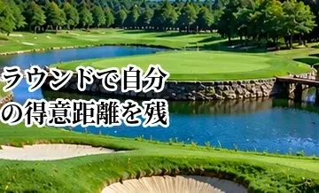 ラウンドで自分の得意距離を残す方法｜次のショットから逆算するコース攻略