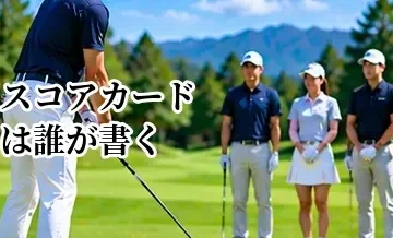 ゴルフのスコアカードは誰が書く？同伴者との確認方法とマナー