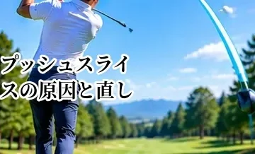 プッシュスライスの原因と直し方｜右に出て右へ曲がる球を改善する方法