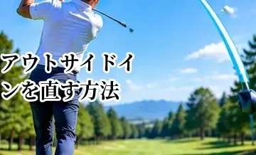 アウトサイドインを直す方法｜スライスを減らすスイング改善と練習法