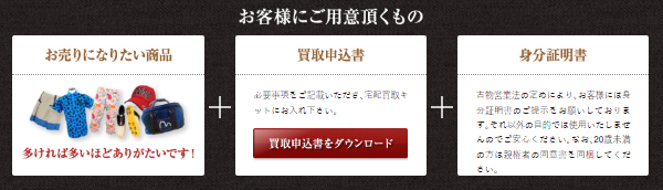 ストストのゴルフウェア買取で必要な持ち物